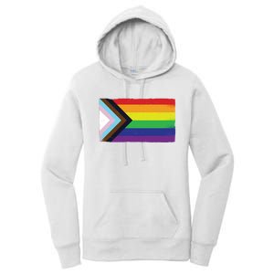 LGTBQ Black Pride Flag Women's Pullover Hoodie