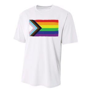 LGTBQ Black Pride Flag Performance Sprint T-Shirt