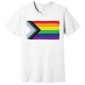 LGTBQ Black Pride Flag Premium T-Shirt