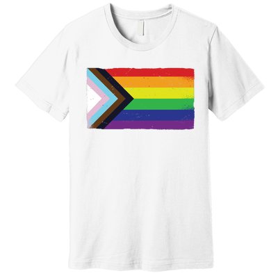 LGTBQ Black Pride Flag Premium T-Shirt