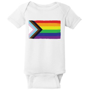 LGTBQ Black Pride Flag Baby Bodysuit