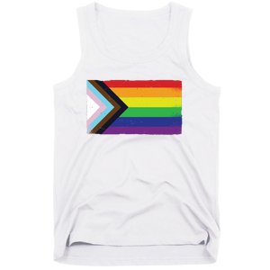 LGTBQ Black Pride Flag Tank Top