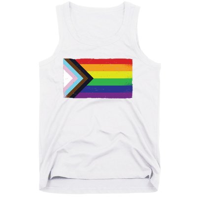 LGTBQ Black Pride Flag Tank Top