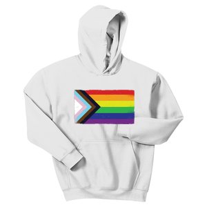 LGTBQ Black Pride Flag Kids Hoodie