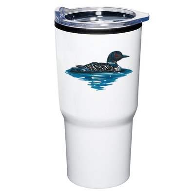 Loon Bird Painting Duck Lake Tumbler