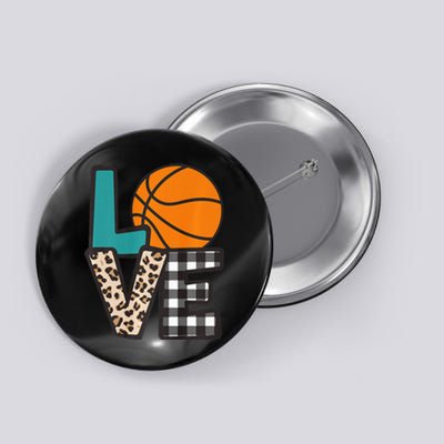 Love Basketball Player Fan Coach Sports Mom Mama Button