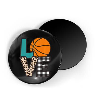 Love Basketball Player Fan Coach Sports Mom Mama Magnet