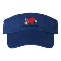 Love Belize Proud Belizean Flag Belizean Roots Meaningful Gift Valucap Bio-Washed Visor