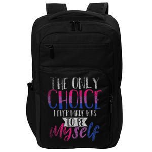 LGBT Bi Pride Proud Bisexual Bisexuality Flag Gift Bisexual Impact Tech Backpack