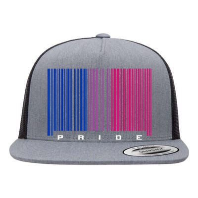 LGBTQ Bisexual Pride Flat Bill Trucker Hat