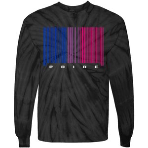 LGBTQ Bisexual Pride Tie-Dye Long Sleeve Shirt