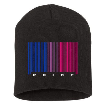 LGBTQ Bisexual Pride Short Acrylic Beanie