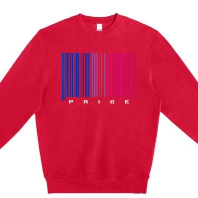 LGBTQ Bisexual Pride Premium Crewneck Sweatshirt