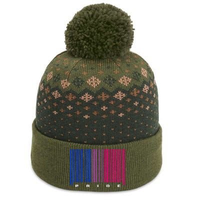 LGBTQ Bisexual Pride The Baniff Cuffed Pom Beanie