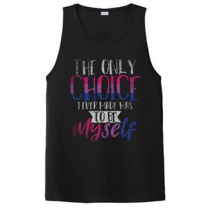 Lgbt Bi Pride Proud Bisexual Bisexuality Flag Gift Bisexual PosiCharge Competitor Tank