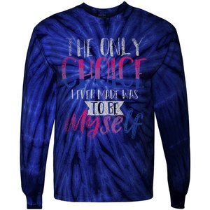 Lgbt Bi Pride Proud Bisexual Bisexuality Flag Gift Bisexual Tie-Dye Long Sleeve Shirt