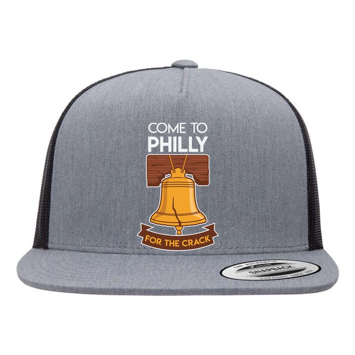 Liberty Bell Philadelphia Come To Philly For The Crack Flat Bill Trucker Hat