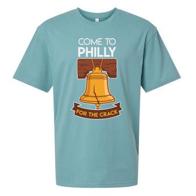 Liberty Bell Philadelphia Come To Philly For The Crack Sueded Cloud Jersey T-Shirt