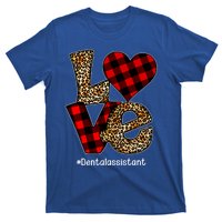 Love Buffalo Plaid Hearts Valentine's Day Dental Assistant Gift T-Shirt