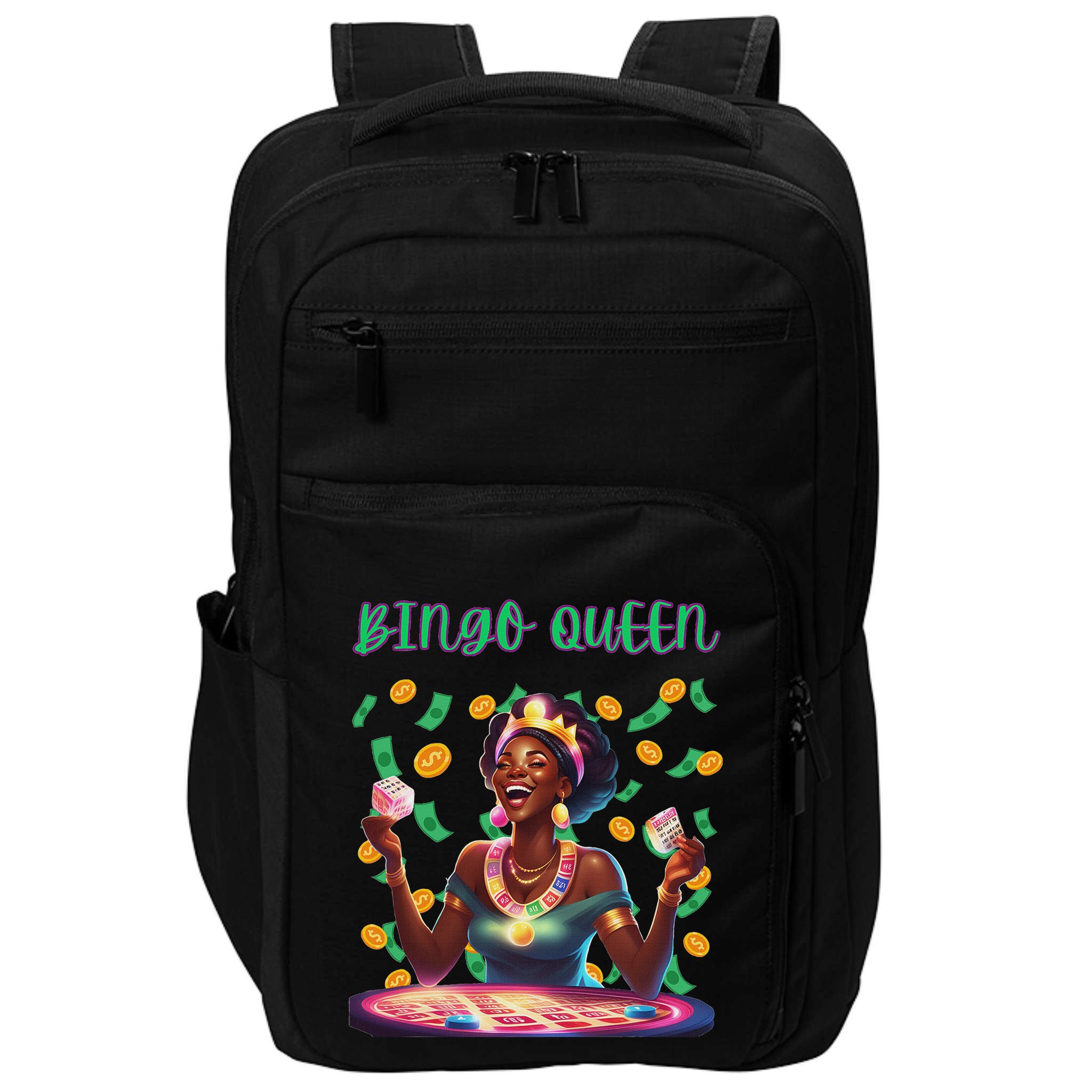  Laughing Bingo Queen Impact Tech Backpack