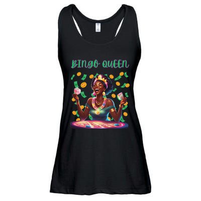  Laughing Bingo Queen Ladies Essential Flowy Tank