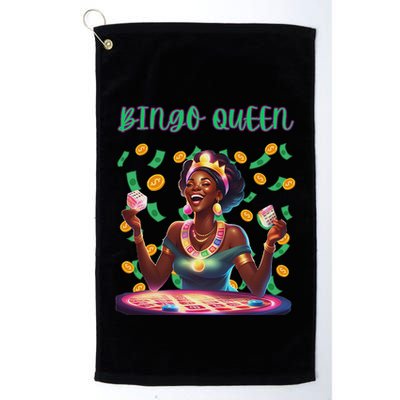  Laughing Bingo Queen Golf Towel