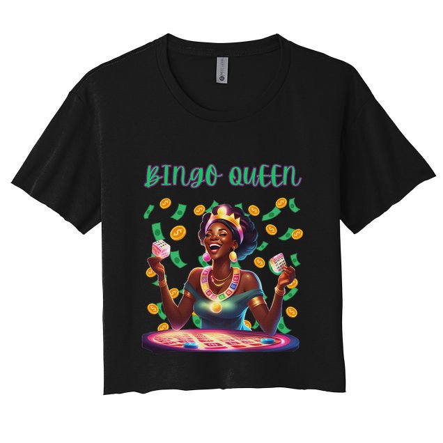  Laughing Bingo Queen Crop Top