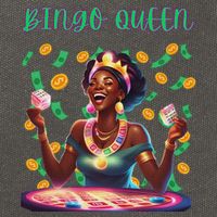  Laughing Bingo Queen Cotton Canvas Backpack