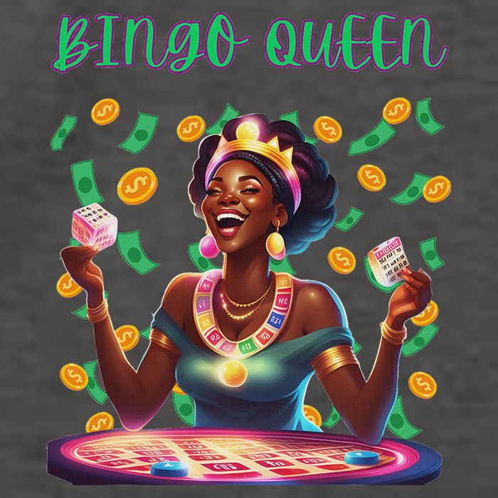  Laughing Bingo Queen Vector Backpack