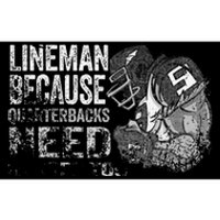 Lineman Because Quarterbacks Heroes Need American Football Bumper Sticker