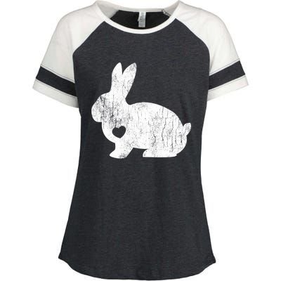 Love Bunny Rabbit Lover Animal Pet Owner Easter Gift Cool Gift Enza Ladies Jersey Colorblock Tee