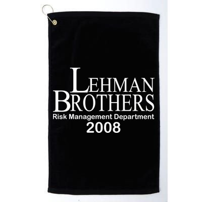 Lehman Brothers Risk Management Department 2008 Golf Towel