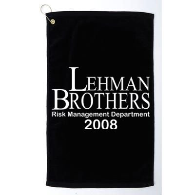 Lehman Brothers Risk Management Department 2008 Platinum Collection Golf Towel