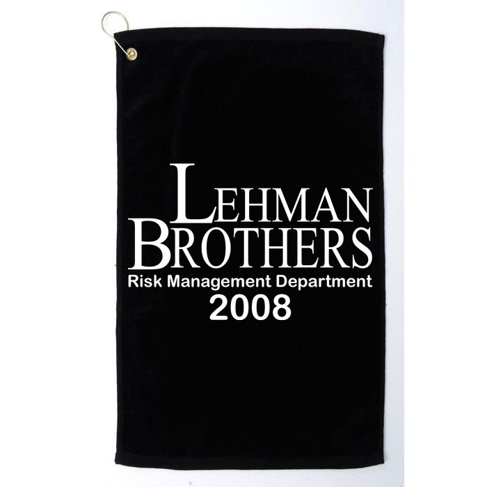 Lehman Brothers Risk Management Department 2008 Golf Towel