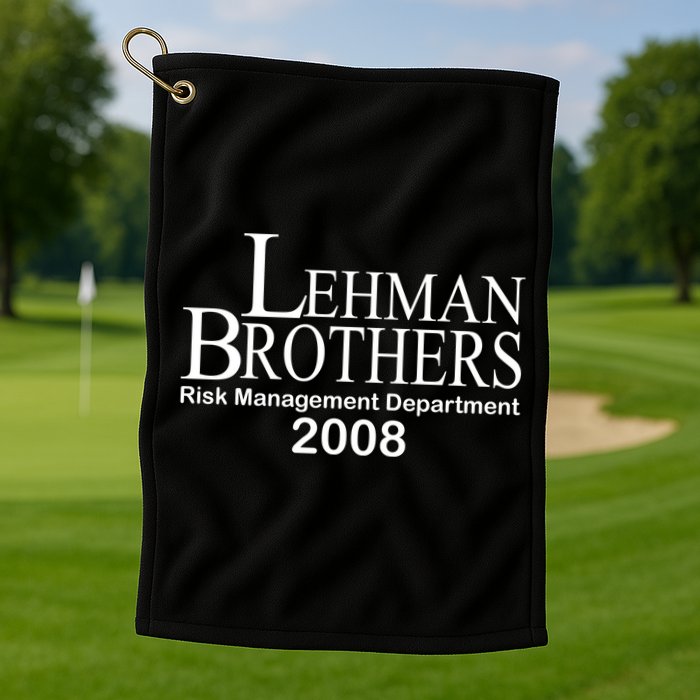 Lehman Brothers Risk Management Department 2008 Golf Towel