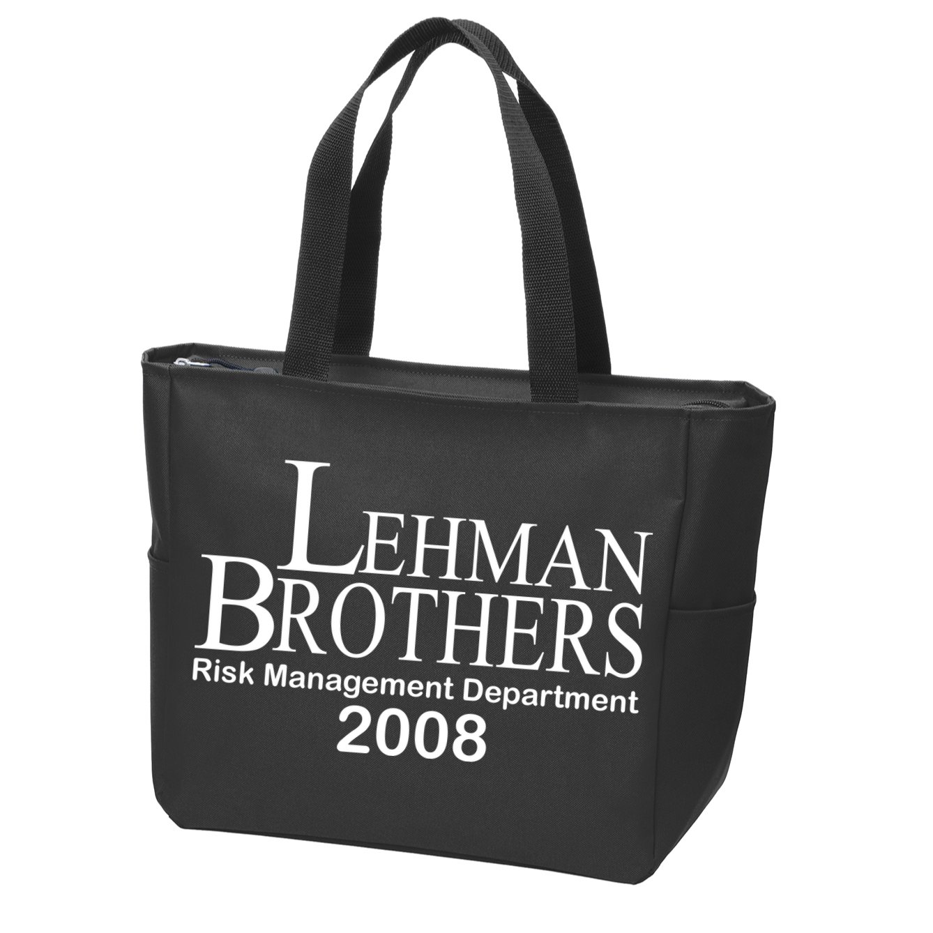 Lehman Brothers Risk Management Department 2008 Zip Tote Bag