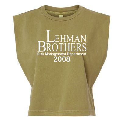 Lehman Brothers Risk Management Department 2008 Garment-Dyed Women's Muscle Tee