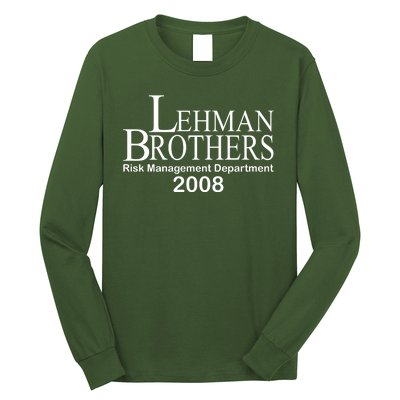 Lehman Brothers Risk Management Department 2008 Long Sleeve Shirt