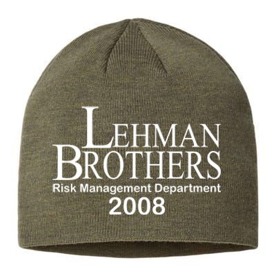 Lehman Brothers Risk Management Department 2008 Sustainable Beanie