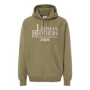 Lehman Brothers Risk Management Department 2008 Premium Hoodie