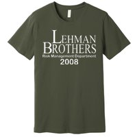 Lehman Brothers Risk Management Department 2008 Premium T-Shirt