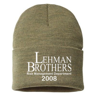 Lehman Brothers Risk Management Department 2008 Sustainable Knit Beanie