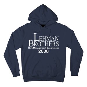 Lehman Brothers Risk Management Department 2008 Hoodie