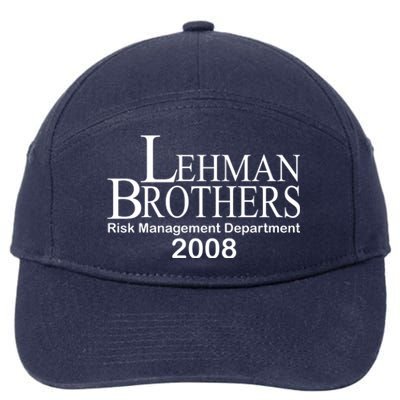 Lehman Brothers Risk Management Department 2008 7-Panel Snapback Hat