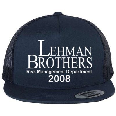 Lehman Brothers Risk Management Department 2008 Flat Bill Trucker Hat