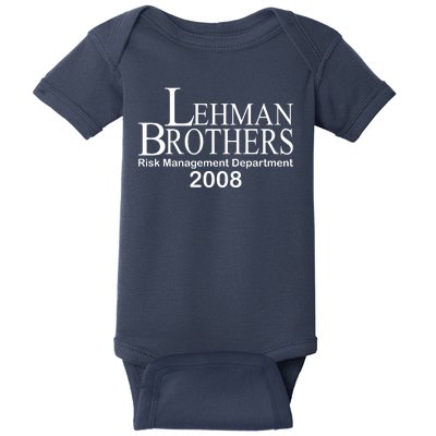 Lehman Brothers Risk Management Department 2008 Baby Bodysuit