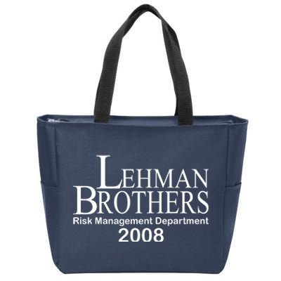 Lehman Brothers Risk Management Department 2008 Zip Tote Bag