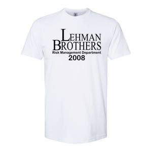 Lehman Brothers Risk Management Department 2008 Softstyle CVC T-Shirt