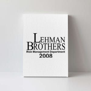 Lehman Brothers Risk Management Department 2008 Canvas