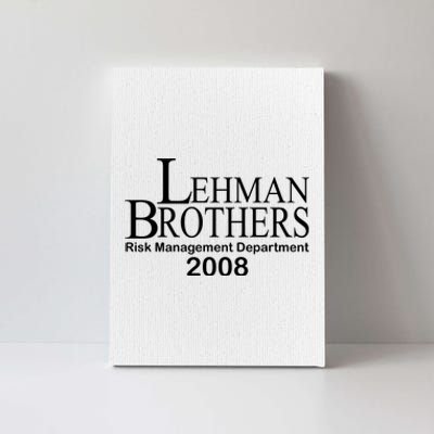 Lehman Brothers Risk Management Department 2008 Canvas